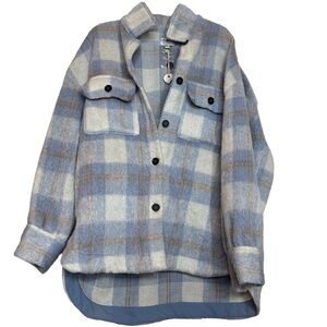 By Together | NWOT Plaid Shacket
